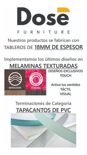 Imagen 5 de 9 de Mueble Panel Tv 32 A 50´´ Modular Rack 18mm Armado Gratis