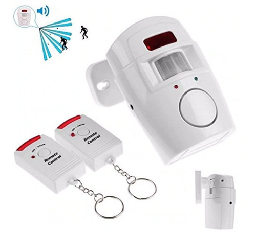 Imagen 5 de 7 de Alarma Inalámbrica Casa Sensor Movimiento Sirena + 2 Control
