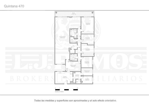 Imagen 22 de 22 de Quintana 400 - Ancha - Excelente Piso - 191 M2 - Lleno De Luz - Coch - Seg 24hs