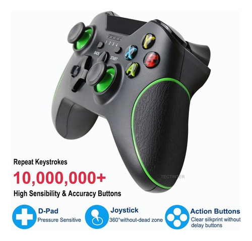 Imagen 7 de 10 de Control Joystick Inalámbrico Para Xbox One Pc Vibración Dual