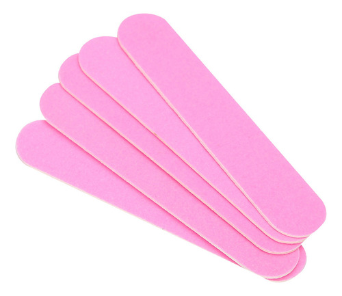 A Lima De Uñas Rosa De Doble Cara, 100 Unidades, Pulidora Y