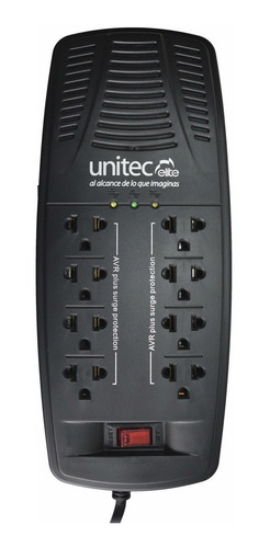 Imagen 3 de 6 de Regulador De Voltaje Unitec De 2000va Reales Con 8 Tomas