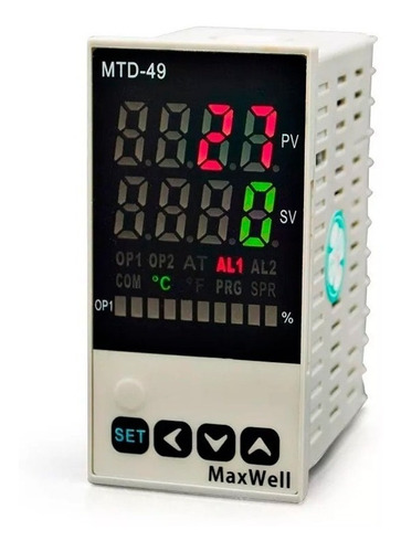 Control De Temperatura Digital 48x96 Mm Marca Maxwell