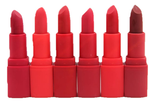 6 Batom Lipstick Matte - 7301-022z4 Miss Rose Atacado