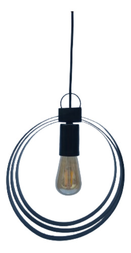 Lámpara De Diseño Colgante Foco Filamento Vintage 