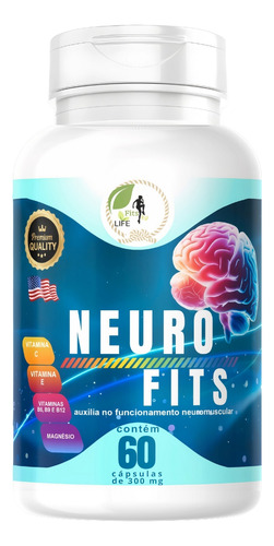Kit C/4 Neuro Fits Vit C, E, B6 B9 Inositol Fosfatidilserina