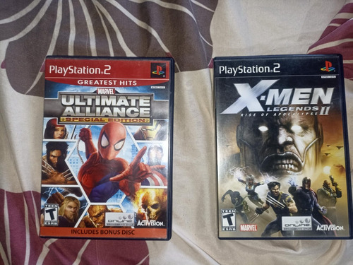 2 Juegos De Marvel De Playstation 2