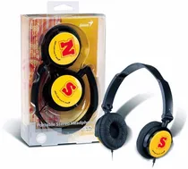 Comprar Audífonos Genius Ghp-410f Naranja - Azul Plug 3.5mm