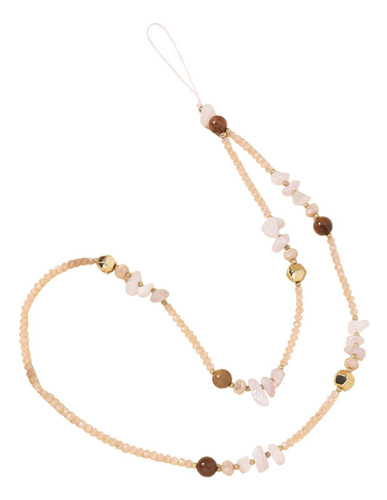 Correa De Cadena Larga Para Teléfono, Elegante Cordón Rosa