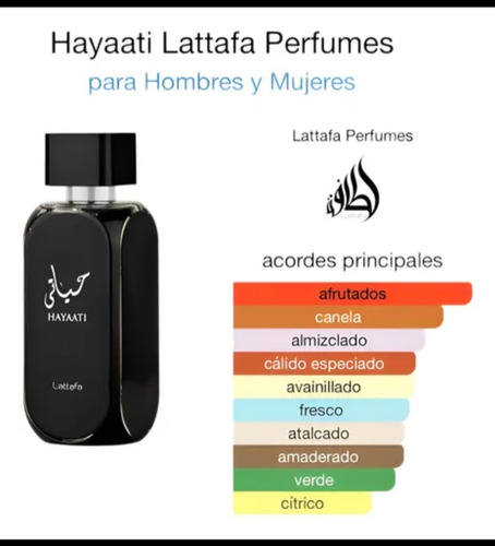 Lattafa Hayaati Edp 100ml + Spray Concentrado 200ml