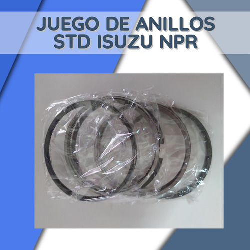 Juego De Anillos Estandar Isuzu Npr 4hg1