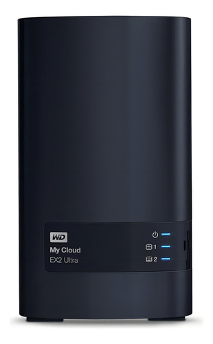 externo Western Digital My Cloud EX2 Ultra WDBVBZ0040JCH 4TB negro
