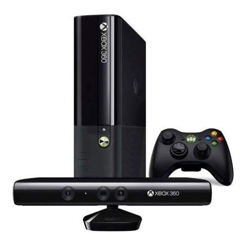Xbox 360 Super Slim 4gb + Sensor Kinect Usado