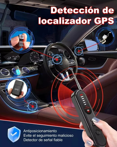 Detector De Cámara Mini Espía Micrófono Y Rastreador Gps