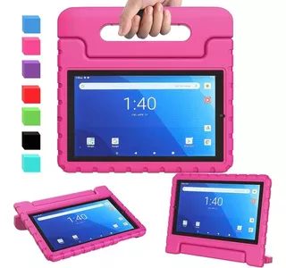 Funda Para Lenovo Tab Yoga Smart De Maleta En Goma Fucsia