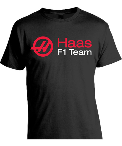 Remera Formula Uno Equipo Haas F1 Algodon
