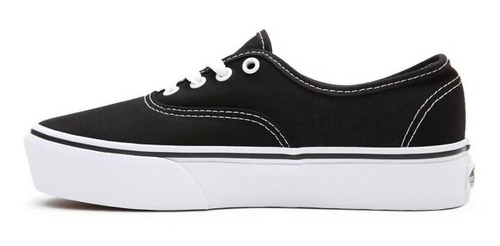 Imagen 2 de 9 de Zapatillas Vans Mod Authentic Plataforma Negra/blanco!!!