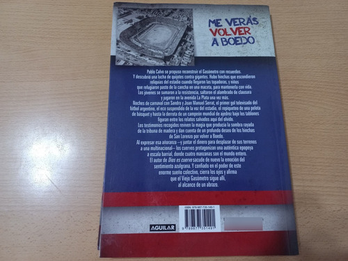 Libro Los Tesoros Del Viejo Gasometro (Usado)