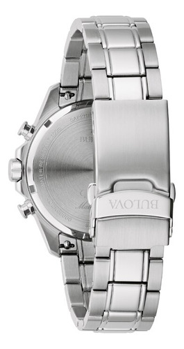 Reloj Bulova Moda Modelo: 96b466 Correa Gr Az Ac Ac An