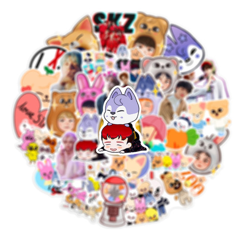 - Pegatinas De Dibujos Animados Kpop Stray Kids Skzoo,