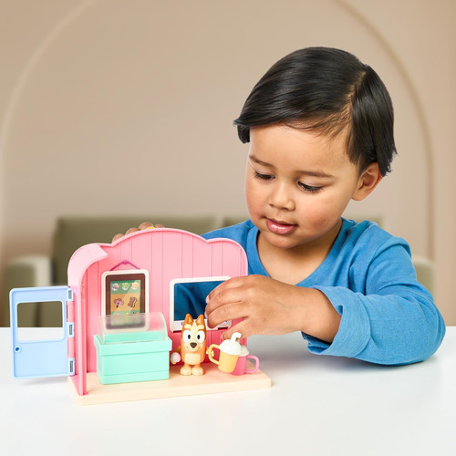 Bluey Mini Playsets Juego De Heladería | Incluye Figura De B