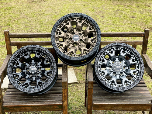 Roda Off Road Aro 17 6x139 Off - 5 M31 Texas Ford Ranger Un Cor Bronze 6x139