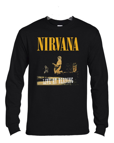 Polera Ml Nirvana Live At Reading Rock Abominatron