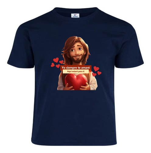 Playera Para Niño Y Niña  Cristiana Jesus Rostro 