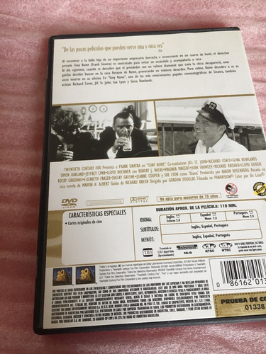 Tony Rome - Studio 20th Century Fox Classics Dvd Vintage (Usado)
