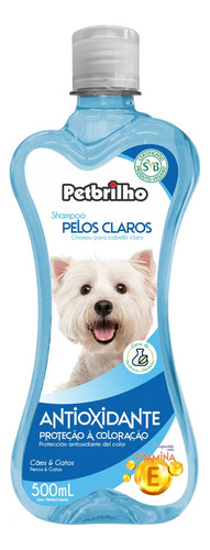 Shampoo Pelos Claros Pet Brilho 500ml