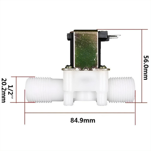 Electro Válvula Agua O Líquidos, ½ Solenoide 12v Arduino