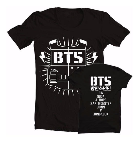 camisa do bts masculina