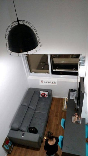 Loft Com 1 Dormitório À Venda, 60 M² Por R$ 585.000,00 - Jardim Do Mar - São Bernardo Do Campo/sp - Lf0018