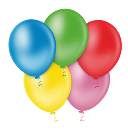 Bexiga Balão Festa Decoração Número 9 Pacote Com 50 Unidades