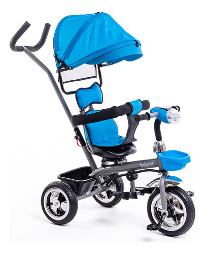 Triciclo Manija Direccion Giratorio Bebesit Sl1870 Azul Cts