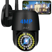 Comprar 2NLF® Cámara de seguridad Wifi con resolución 4MP visión nocturna incluida color negro