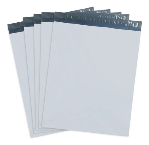 100 Bolsas Sobres 17x30 Para Envío Paquetería Autoadhesiva Gris