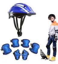 Comprar Juego De 7 Cascos De Bicicleta Para Niños, Rodilleras, Coder