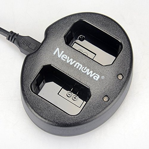 Newmowa Dual Usb Charger Para Sony Np-fw50 Y Alpha A3000, Al