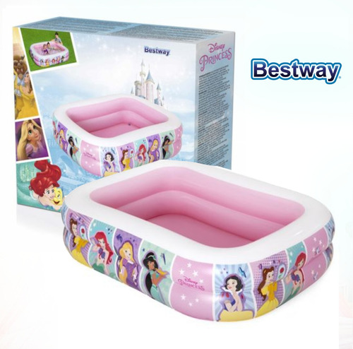 Imagen 2 de 4 de Piscina Princesas Disney Piscina Grande Familiar Bestway