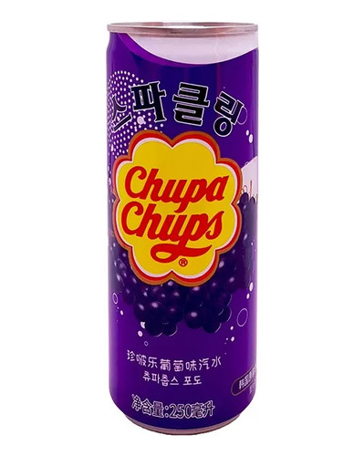 Bebida Soda Uva Morada X250ml Chupa Chups