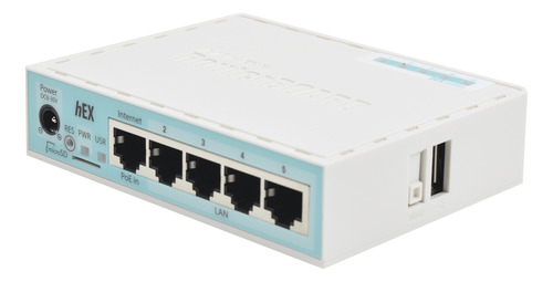 (hex) Routerboard, 5 Puertos Gigabit Ethernet, 1 Puerto Usb