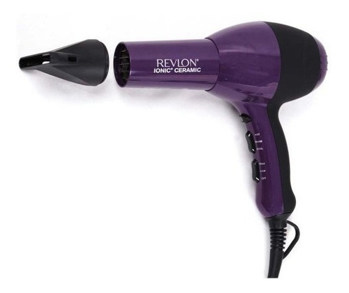 Revlon Rvdr5029 Smoothstay Secadora Cerámica Iónica, 1875 Wa Color Morado