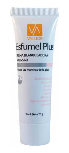 Valuge Esfumel Plus Crema Blanqueadora Intensiva X 20g