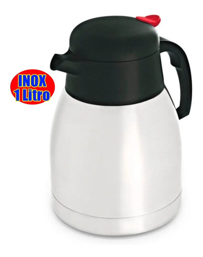 Garrafa Termica Aço Inox 1l Garrafa Térmica Suco Água Cafe