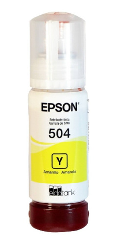 Imagen 4 de 4 de Tinta Epson T504 Cian Magenta Amarillo Imp L4150 L4160 Original C/u
