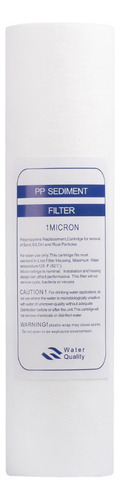Filtro Agua Sedimento Cartucho Polipropileno 1-5-20 Micrones 5 Micrones