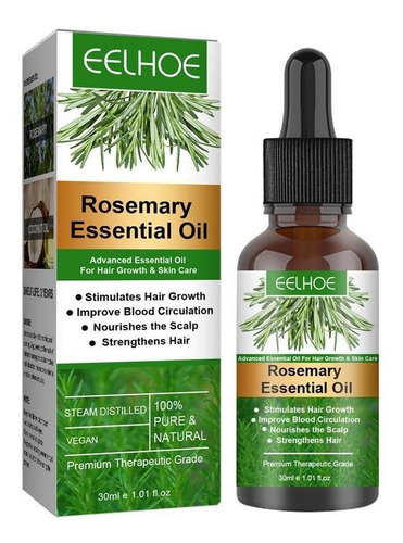 Aceite De Romero Para El Crecimiento Del Cabello, 30 Ml, Cre