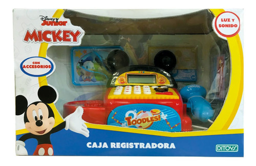 Caja Registradora Electronica Mickey Con Luz Y Sonido