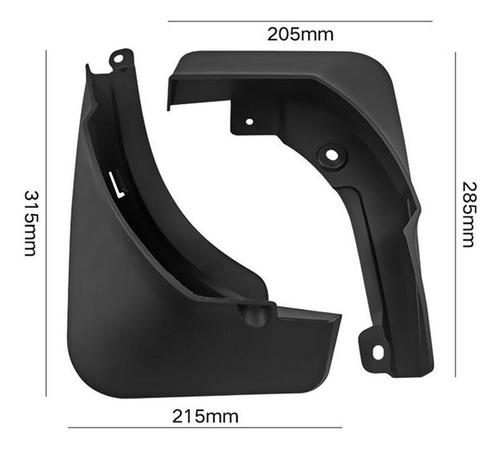 4 Guardabarros Para Coche Compatible Con Honda Hrv E El No